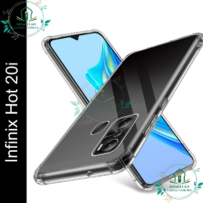 Picture of Transparent back cover For Infinix Hot 20i Luxury transparent Protect Back Cover Soft Case Picture of Transparent back cover For Infinix Hot 20i Luxury transparent Protect Back Cover Soft Case