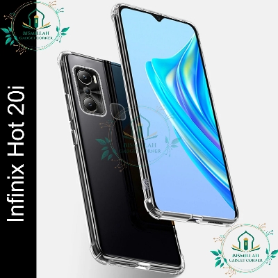 Picture of Transparent back cover For Infinix Hot 20i Luxury transparent Protect Back Cover Soft Case Picture of Transparent back cover For Infinix Hot 20i Luxury transparent Protect Back Cover Soft Case