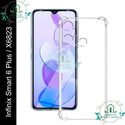 Picture of Transparent back cover For Infinix Smart 6 Plus / X6823 Luxury transparent Protect Back Cover Soft Case Picture of Transparent back cover For Infinix Smart 6 Plus / X6823 Luxury transparent Protect Back Cover Soft Case