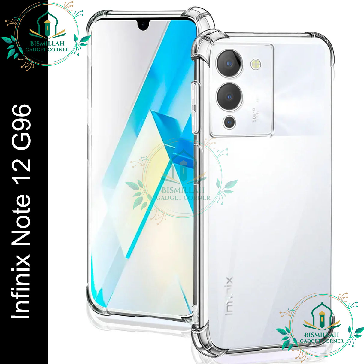 Picture of Transparent back cover For Infinix Note 12 G96 Luxury transparent Protect Back Cover Soft Case Picture of Transparent back cover For Infinix Note 12 G96 Luxury transparent Protect Back Cover Soft Case