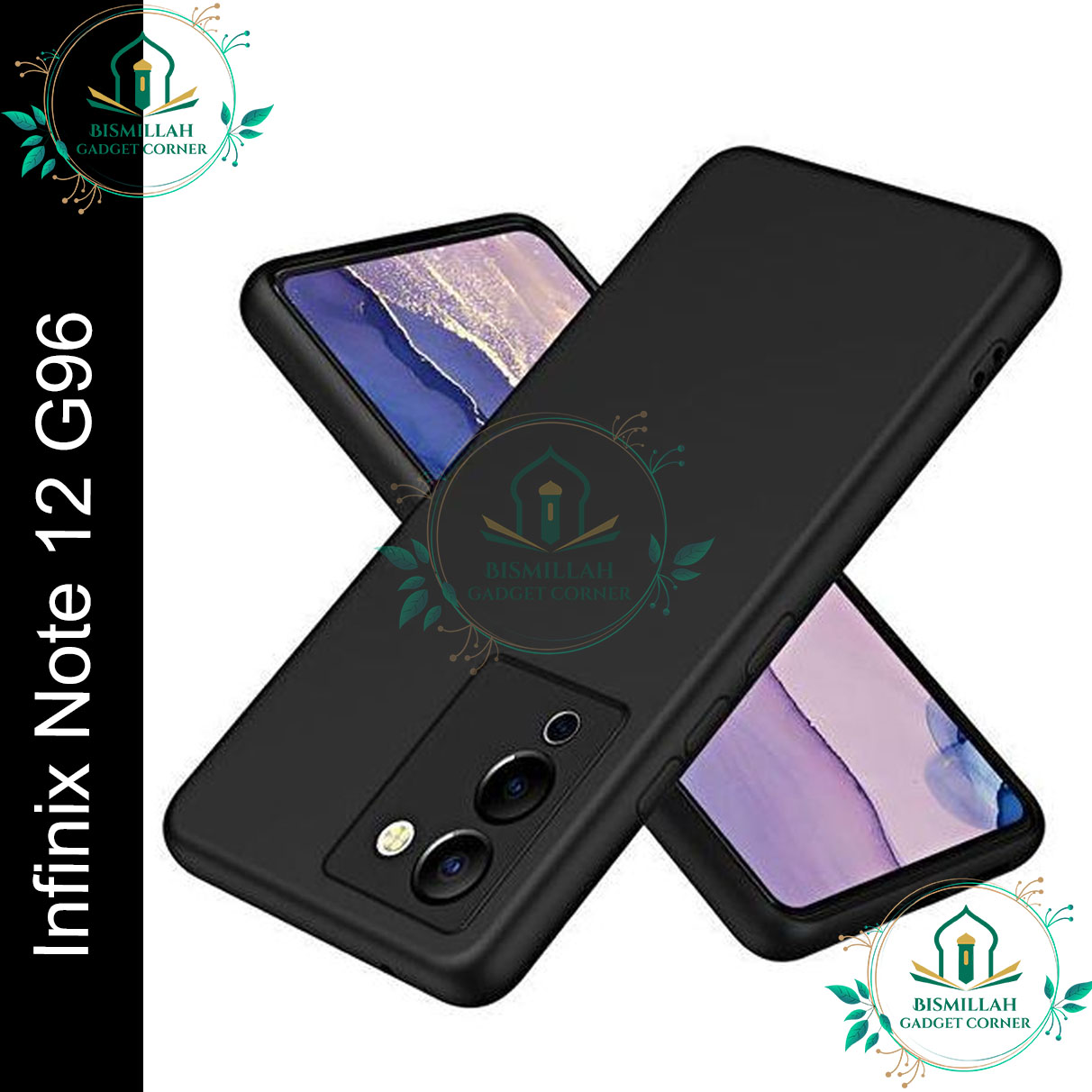 Picture of Premium Liquid Silicone Phone case for Infinix Note 12 G96 Liquid Silicon Mobile Back Case Soft Silicone Phone Cover