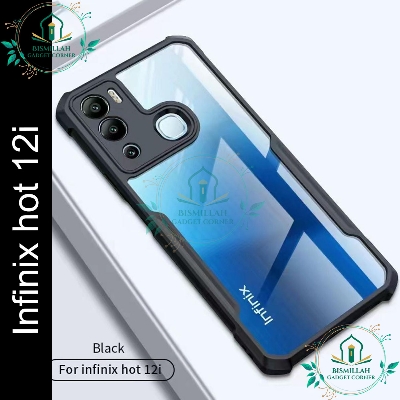 Picture of Xundd Back Cover for Infinix Hot 12i Transparent Hybrid Hard PC Back Bumper