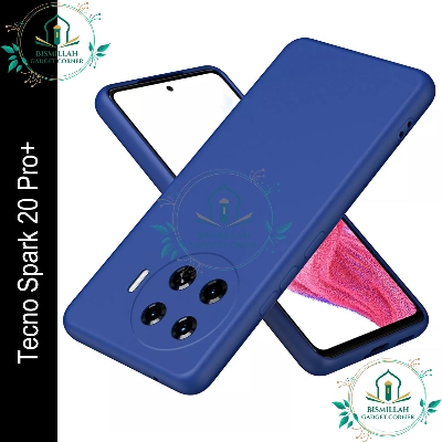 Picture of Premium Liquid Silicone Phone case for Tecno Spark 20 Pro+ / Tecno Spark 20 Pro plus Liquid Silicon Mobile Back Case Soft Silicone Phone Cover