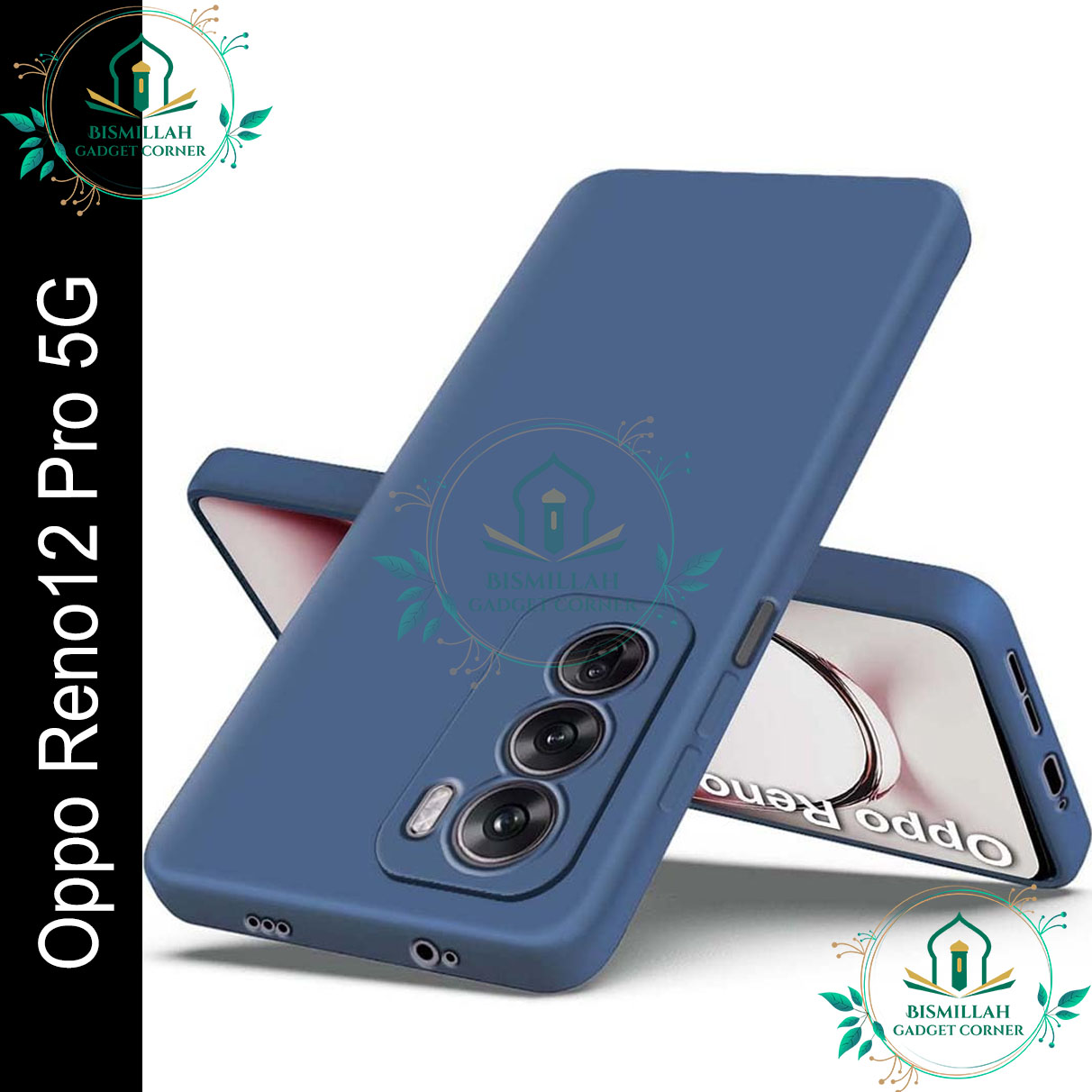 Picture of Premium Liquid Silicone Phone case for Oppo Reno12 Pro 5G Liquid Silicon Mobile Back Case Soft Silicone Phone Cover