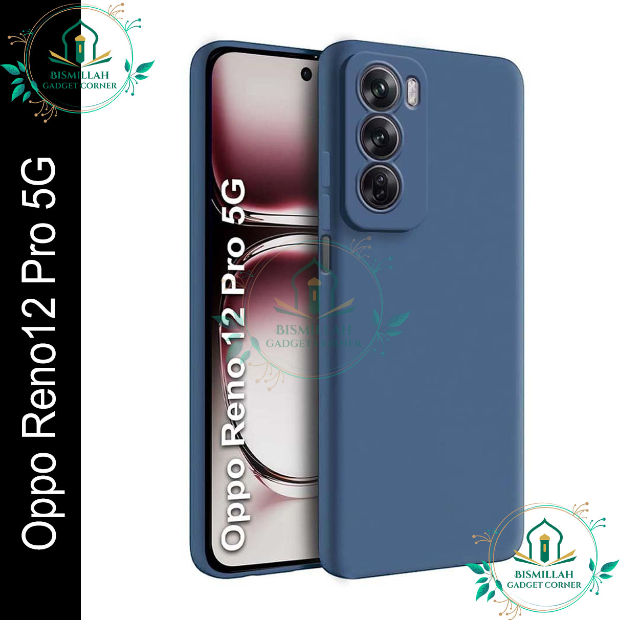 Picture of Premium Liquid Silicone Phone case for Oppo Reno12 Pro 5G Liquid Silicon Mobile Back Case Soft Silicone Phone Cover