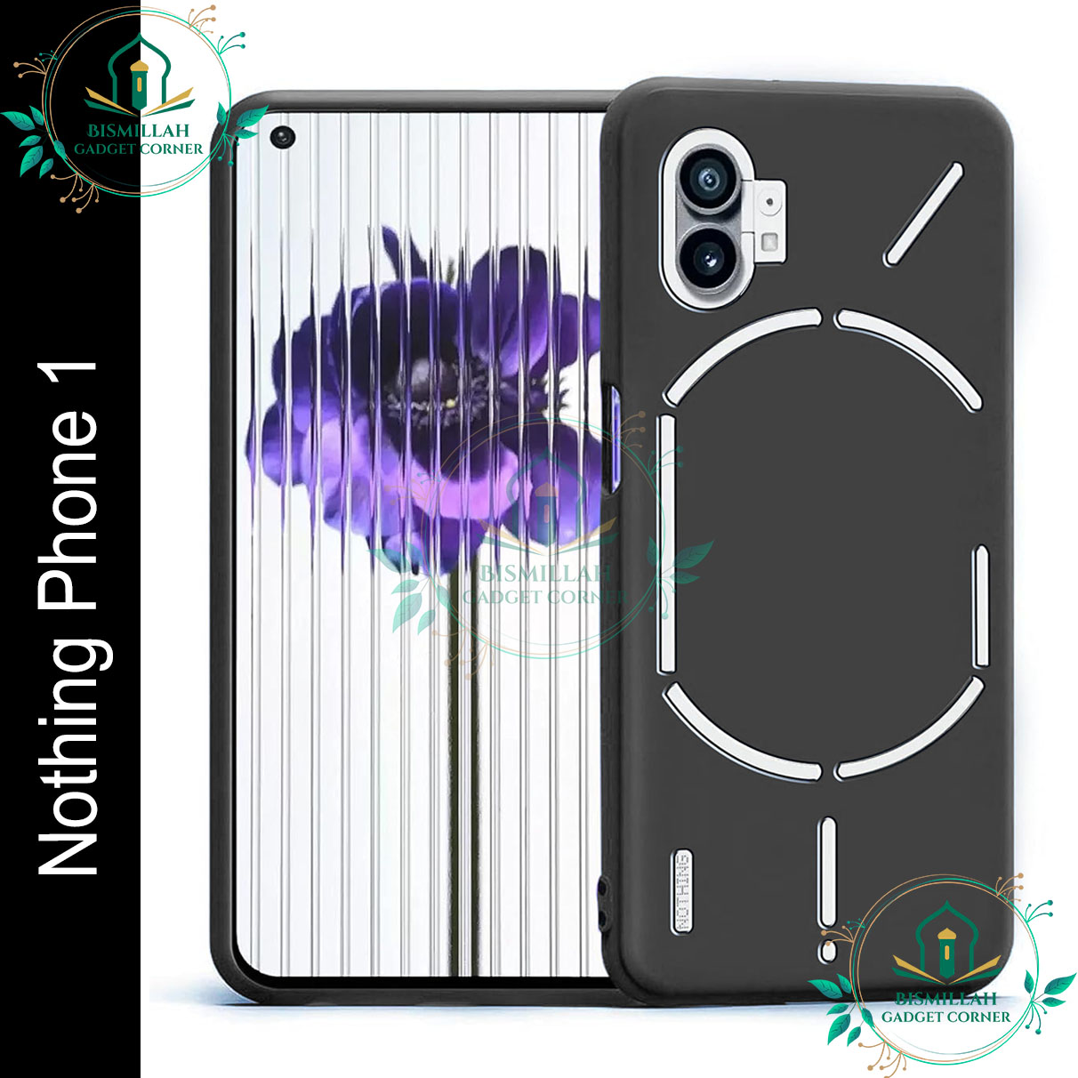 Picture of Premium Liquid Silicone Phone case for Nothing Phone 1 Liquid Silicon Mobile Back Case Soft Silicone Phone Cover