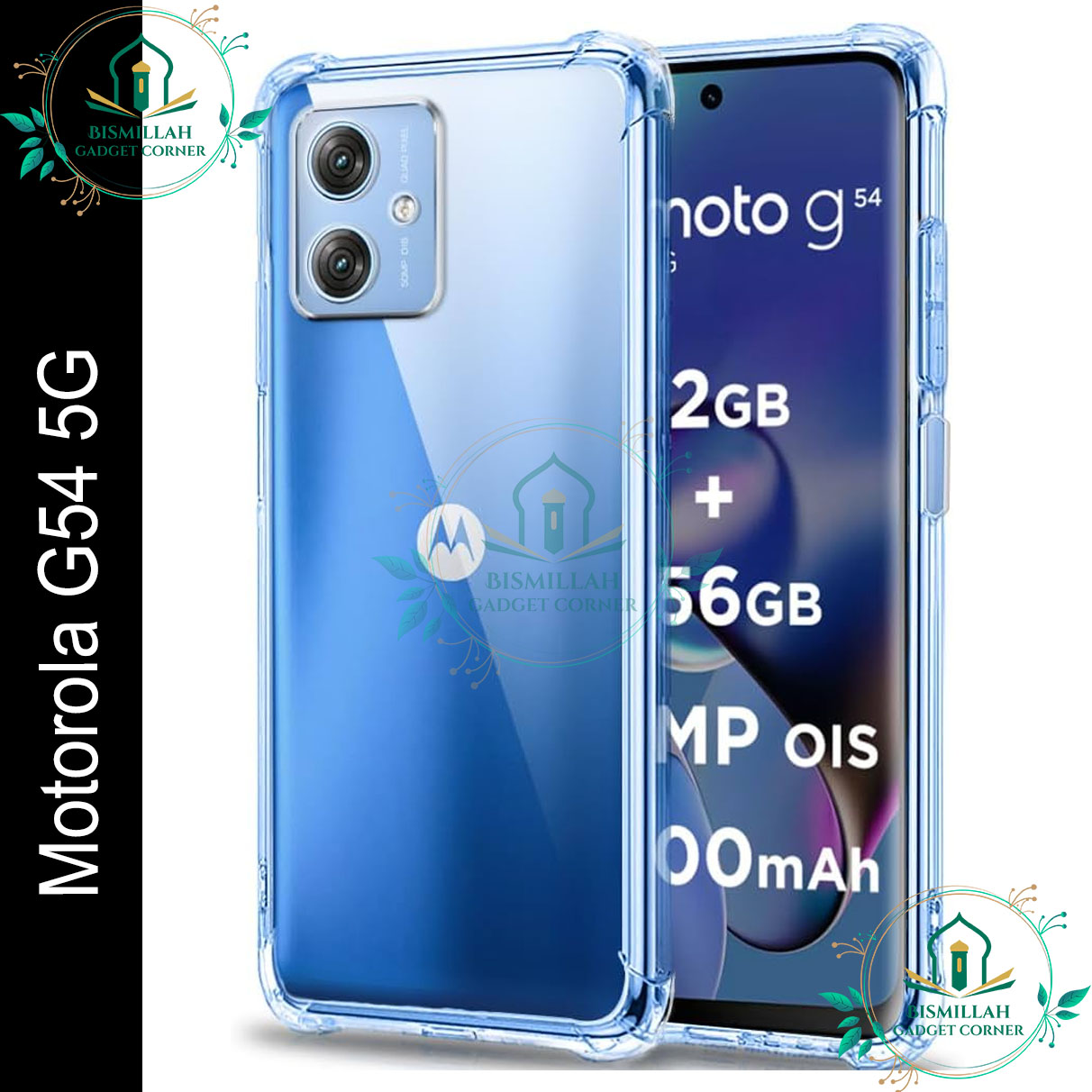 Picture of Transparent back cover For Motorola Moto G54 5G Luxury transparent Protect Back Cover Soft Case