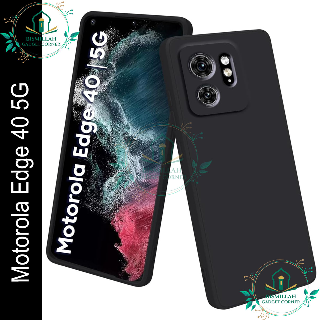Picture of Premium Liquid Silicone Phone case for Motorola Edge 40 5G Liquid Silicon Mobile Back Case Soft Silicone Phone Cover