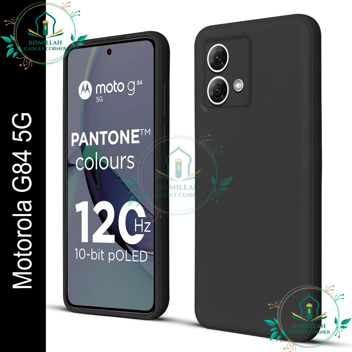 Picture of Premium Liquid Silicone Phone case for Motorola Moto G84 5G Liquid Silicon Mobile Back Case Soft Silicone Phone Cover