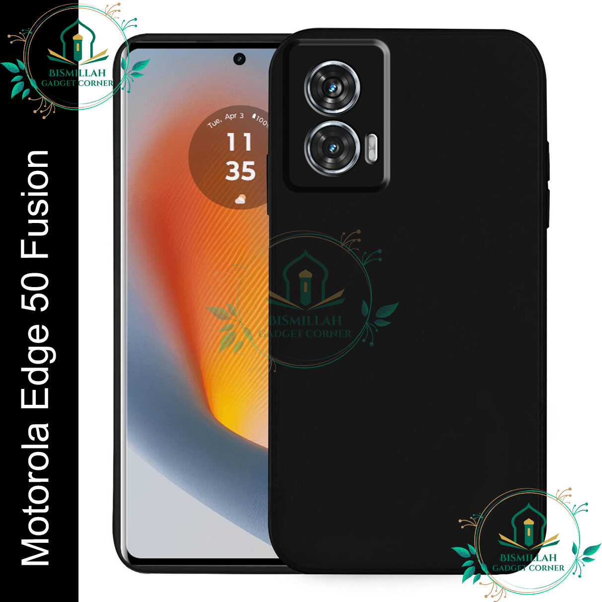 Picture of Premium Liquid Silicone Phone case for Motorola Edge 50 Fusion Liquid Silicon Mobile Back Case Soft Silicone Phone Cover