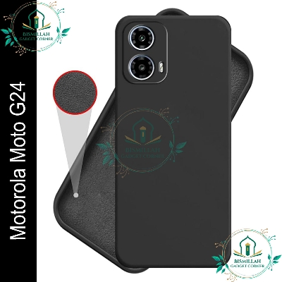 Picture of Premium Liquid Silicone Phone case for Motorola Moto G24 Liquid Silicon Mobile Back Case Soft Silicone Phone Cover