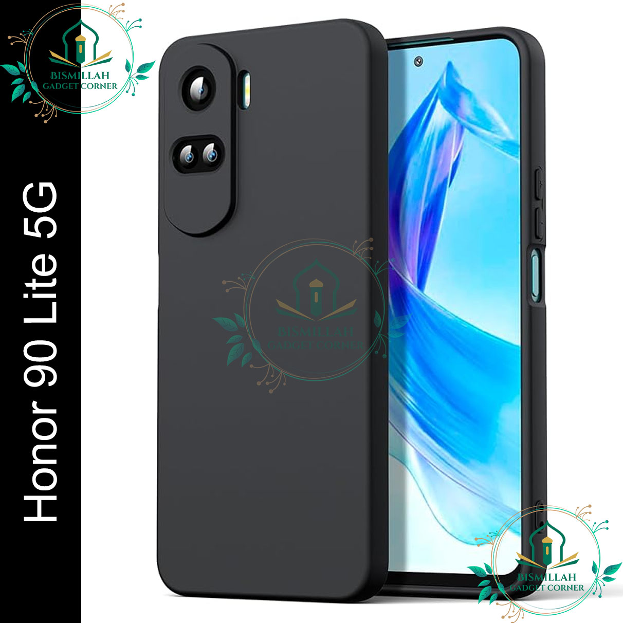 Picture of Premium Liquid Silicone Phone case for Honor 90 Lite 5g Liquid Silicon Mobile Back Case Soft Silicone Phone Cover
