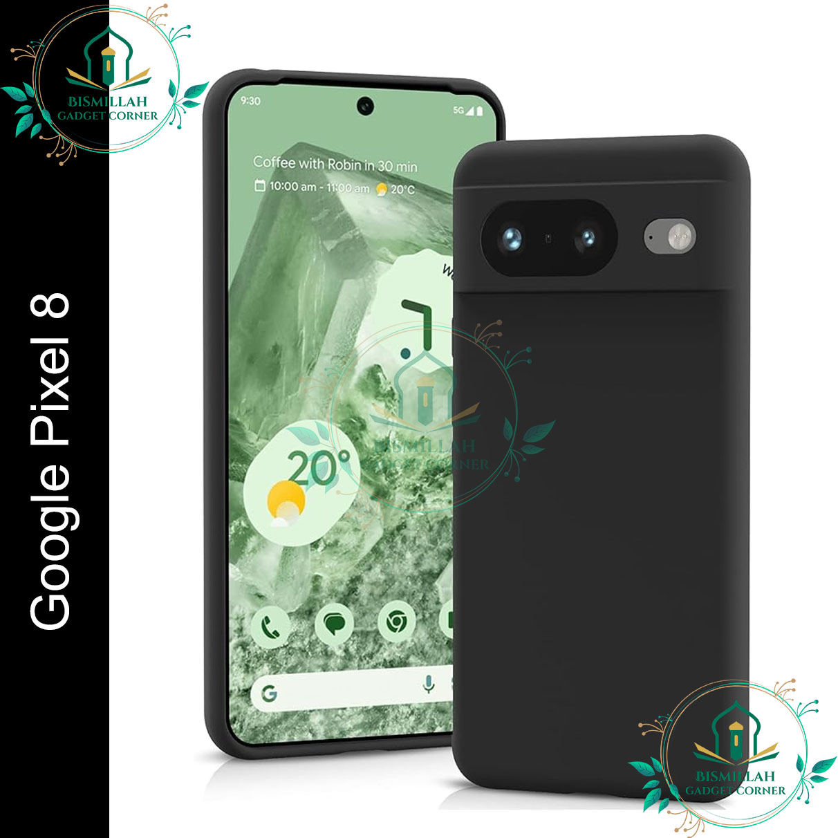 Picture of Premium Liquid Silicone Phone case for Google Pixel 8 Liquid Silicon Mobile Back Case Soft Silicone Phone Cover