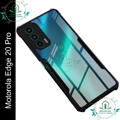 Picture of Xundd Back Cover for Motorola Edge 20 Pro Transparent Hybrid Hard PC Back Bumper Picture of Xundd Back Cover for Motorola Edge 20 Pro Transparent Hybrid Hard PC Back Bumper