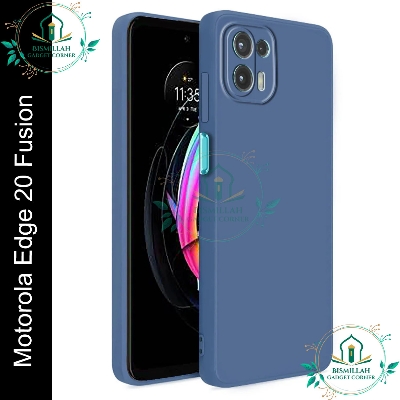 Picture of Premium Liquid Silicone Phone case for Motorola Edge 20 Fusion Liquid Silicon Mobile Back Case Soft Silicone Phone Cover