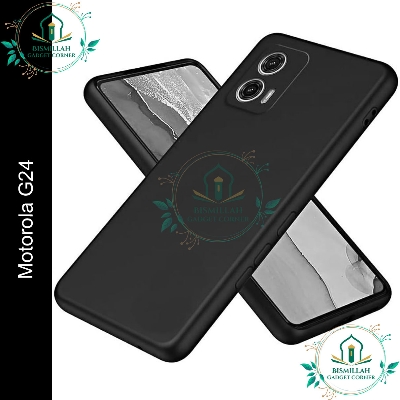 Picture of Premium Liquid Silicone Phone case for Motorola Moto G24 Liquid Silicon Mobile Back Case Soft Silicone Phone Cover