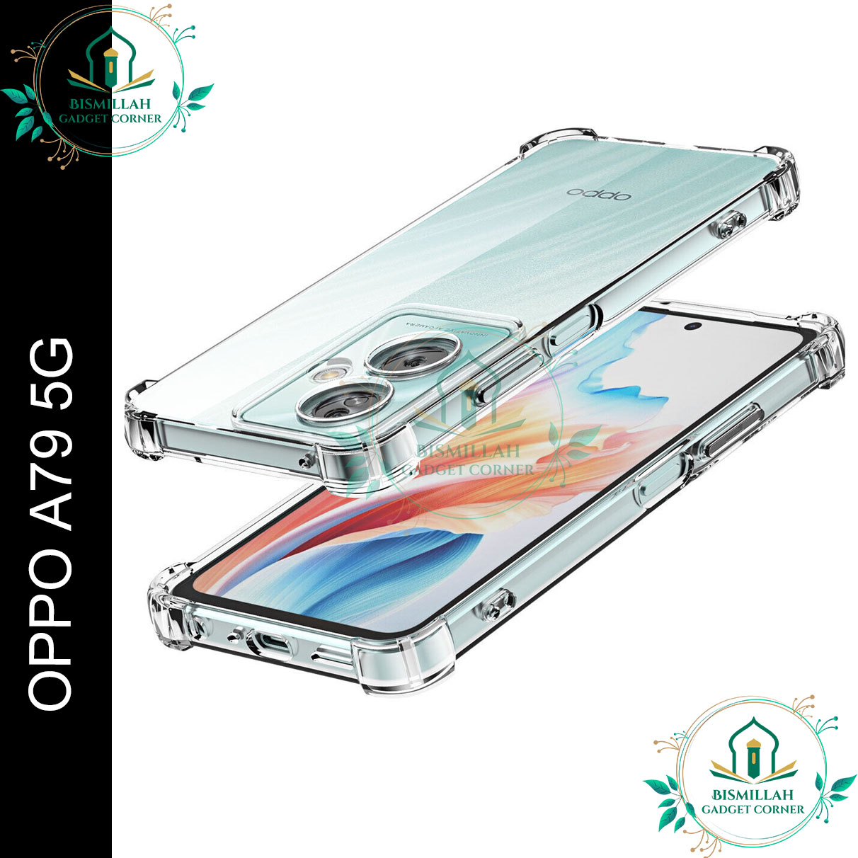 Picture of Transparent back cover For OPPO A79 5G Luxury transparent Protect Back Cover Soft Case