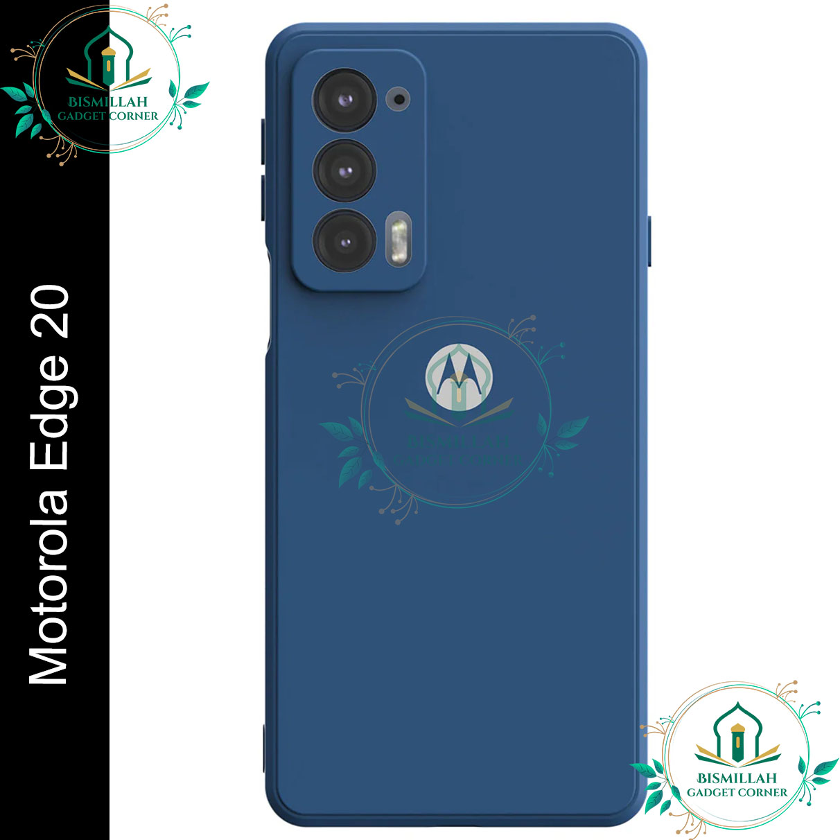 Picture of Premium Liquid Silicone Phone case for Motorola Edge 20 Liquid Silicon Mobile Back Case Soft Silicone Phone Cover