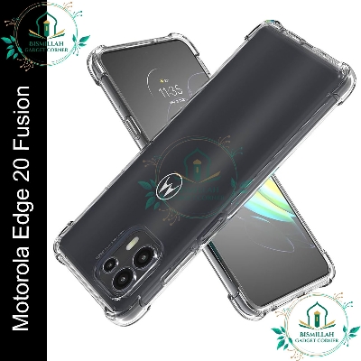 Picture of Transparent back cover For Motorola Edge 20 Fusion Luxury transparent Protect Back Cover Soft Case