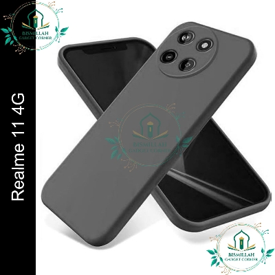 Picture of Premium Liquid Silicone Phone case for Realme 11 4G Liquid Silicon Mobile Back Case Soft Silicone Phone Cover