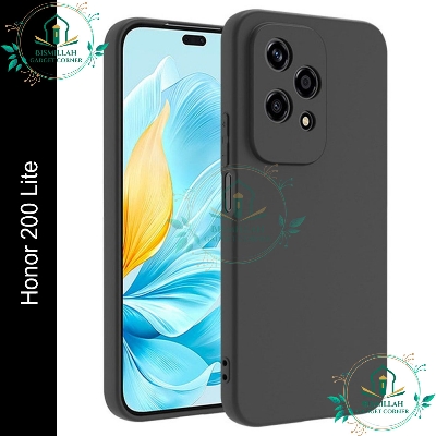 Picture of Premium Liquid Silicone Phone case for Honor 200 Lite 5G Liquid Silicon Mobile Back Case Soft Silicone Phone Cover