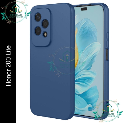 Picture of Premium Liquid Silicone Phone case for Honor 200 Lite 5G Liquid Silicon Mobile Back Case Soft Silicone Phone Cover