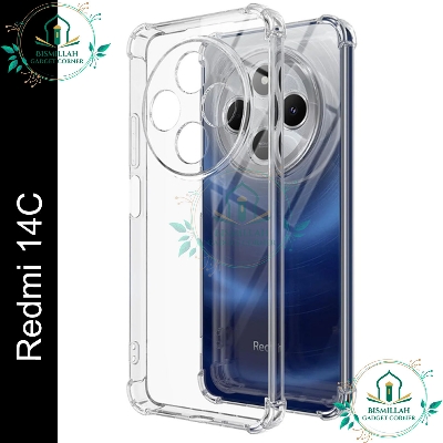Picture of Transparent back cover For Xiaomi Redmi 14C  Luxury transparent Protect Back Cover Soft Case