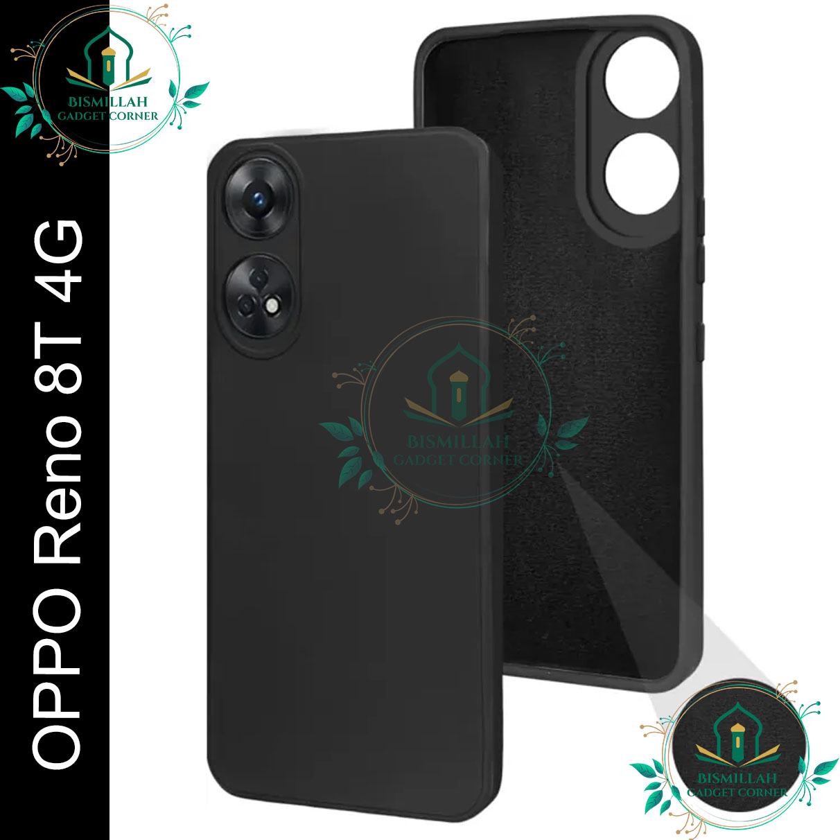 Picture of Premium Liquid Silicone Phone case for OPPO Reno8 T 4G Liquid Silicon Mobile Back Case Soft Silicone Phone Cover