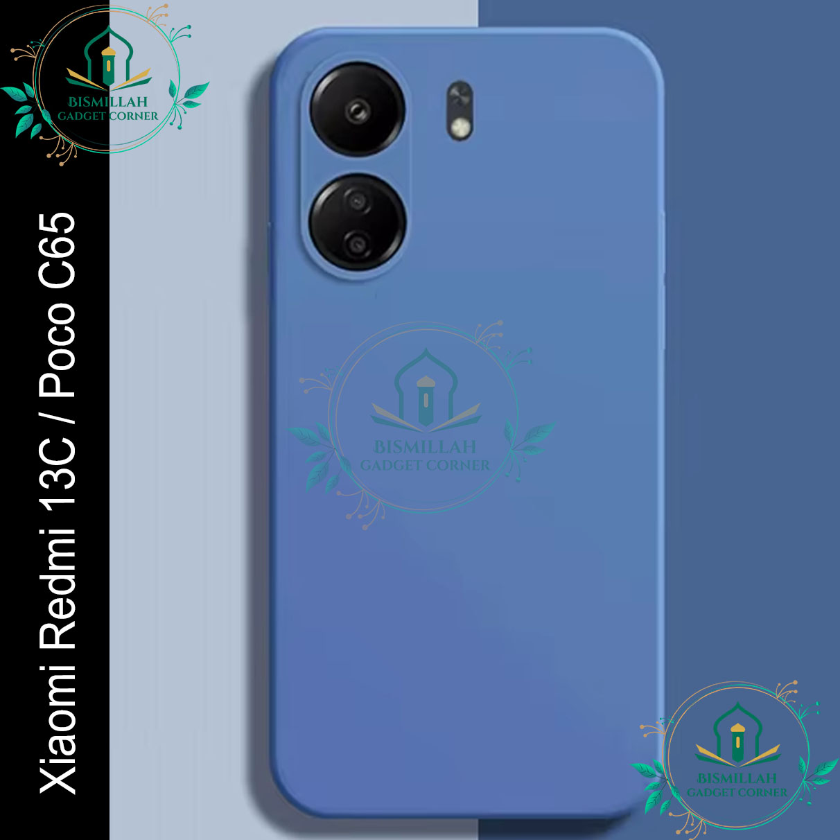 Picture of Premium Liquid Silicone Phone case for Xiaomi Redmi 13C / Xiaomi Poco C65 Liquid Silicon Mobile Back Case Soft Silicone Phone Cover