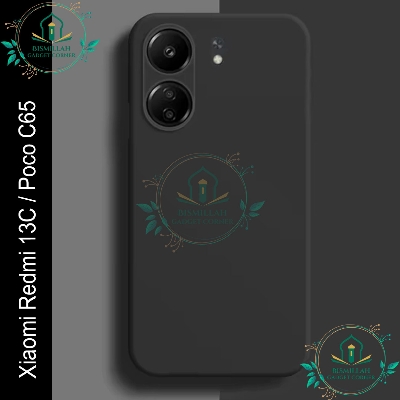 Picture of Premium Liquid Silicone Phone case for Xiaomi Redmi 13C / Xiaomi Poco C65 Liquid Silicon Mobile Back Case Soft Silicone Phone Cover