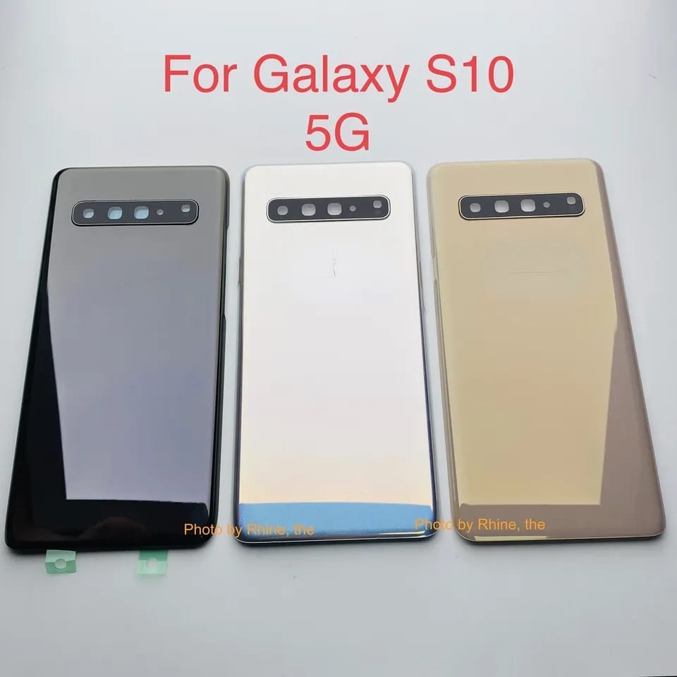 Picture of Back Panel Cover+battery Back Cover+Camera frame for Samsung Galaxy S10 5G