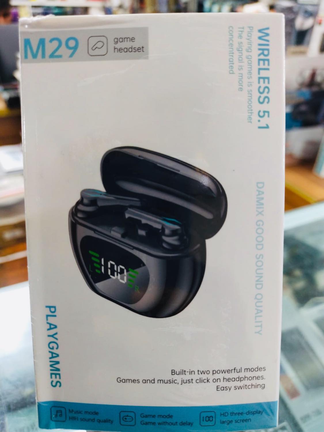 Picture of M29 TWS Gaming Wireless Bluetooth Earphones Stereo Waterproof Headsets With Microphone 2000mAh 5.1