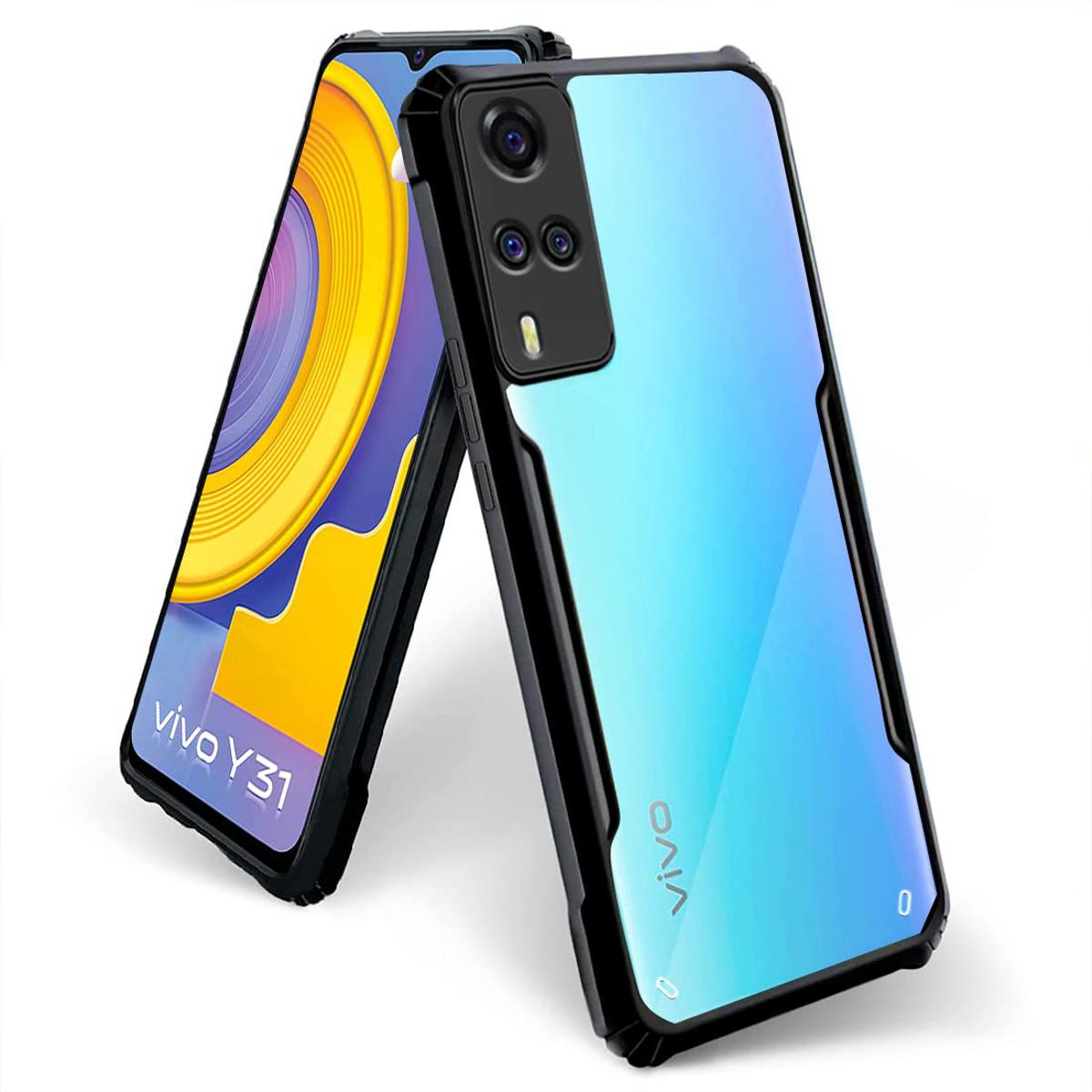 Picture of Vivo y31 2021/y51a 2021/y53s 4g/y51 2020 vivo y51 ব্যাক কভারের জন্য শকপ্রুফ tpu বাম্পার হার্ড ক্লিয়ার এক্রাইলিক মোবাইল ফোন কেস-ফোন