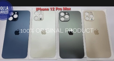 Picture of For Apple iPhone 12 Pro Max Phone Battery Back Cover Backshell Glass Battery Rear Case Phone Battery Back Cover Backshell Glass Battery Rear Case