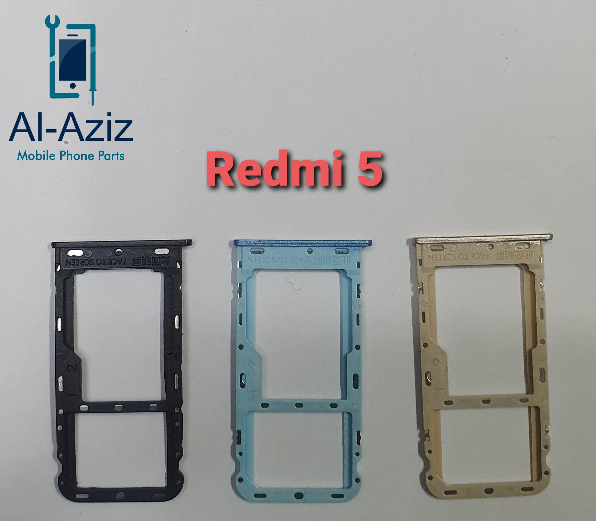 Picture of For Xiaomi Redmi 5+ Xiaomi Redmi Plus Sim Tray Origenal Dual Sim Door Memory Card Slot Replacement