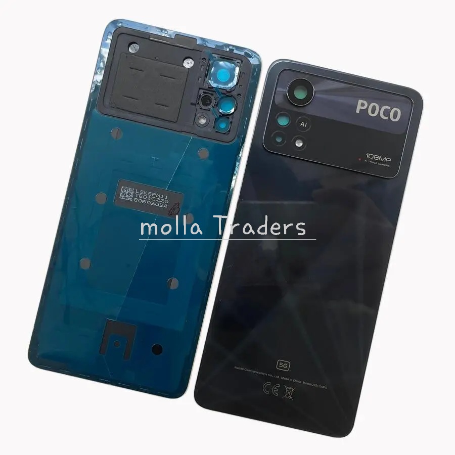 Picture of For Xiaomi Poco X4 Pro 5G Battery Cover Glass Rear Housing Door Replacement New