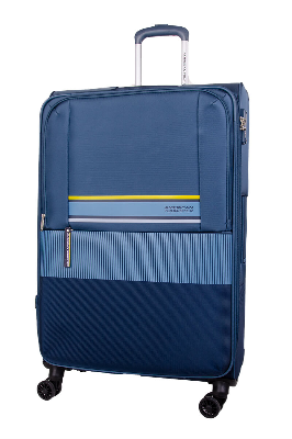 Picture of American Tourister Fabric  Tsav.Blue Luggage