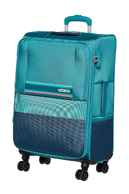 Picture of American Tourister Fabric Tsaa.Grn Luggage