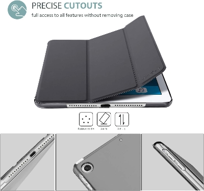 Picture of Fold Silk Texture Smart Leather Case for iPad Mini 1 / iPad Mini 2 / iPad Mini 3 (7.9") – Horizontal Flip Cover with Stand Feature