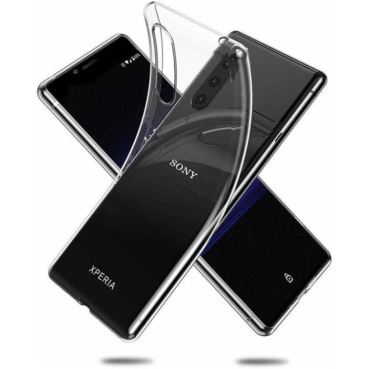 Picture of Clear Transparent Soft TPU Back Cover for Sony Xperia Series – Shockproof Slim Case for Xperia 5/1/10/XZ Models