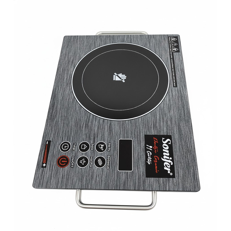 Picture of Sonifer SF-3064 Wholesale Kitchen Electric Single Infrared Cooker with Button Control & Glass Top