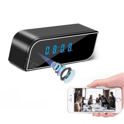 Picture of WiFi Camera 1080p Motion Detection Digital Clock Portable Rechargeable Night Vision 64GB