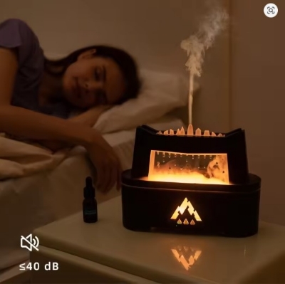 Picture of Raindrop Aroma Diffuser Humidifiers Air scent Diffuser Rain Cloud Electric Ultrasonic Essential Oil Diffuser With Night Light