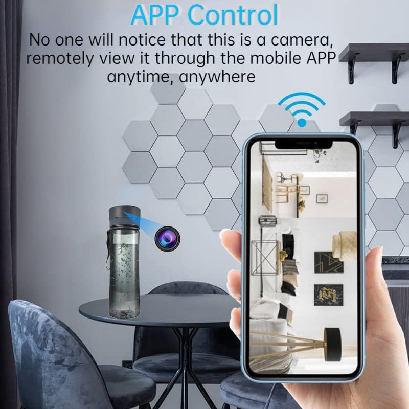 Picture of Water Bottle IP WIFI Camera with Battery Backup and Remote Viewing