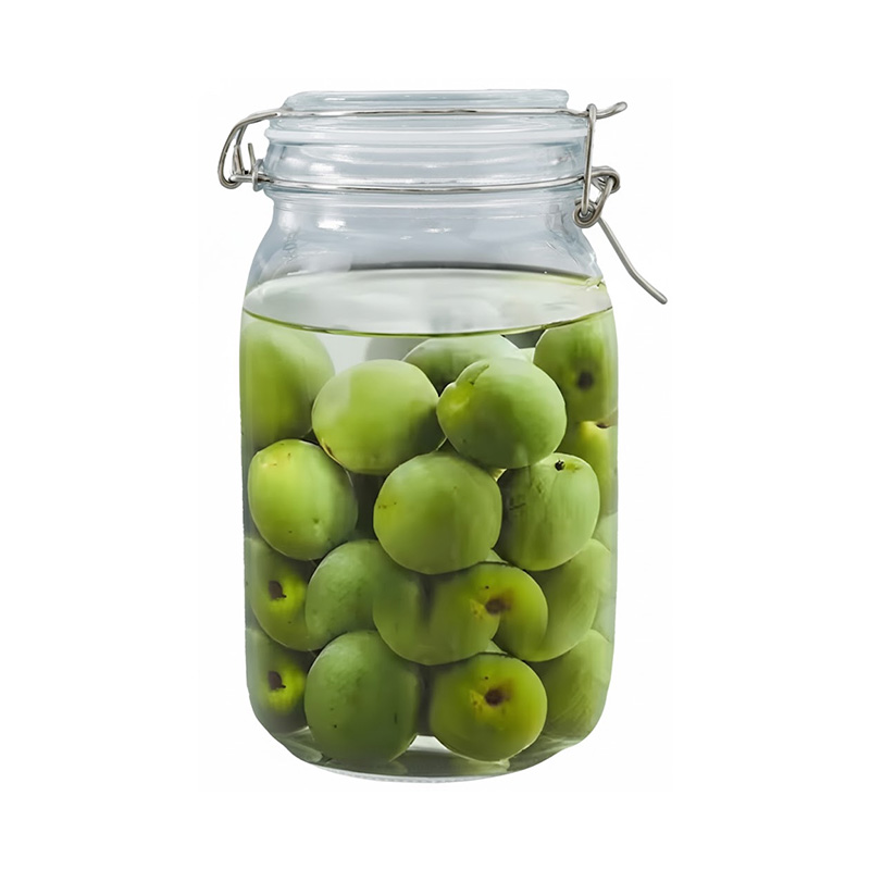Picture of 1500ml Airtight Glass Food Storage Container with Leakproof Rubber Gasket