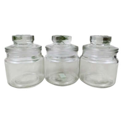 Picture of Set of 3 – 200ml Premium Glass Jars for Storage