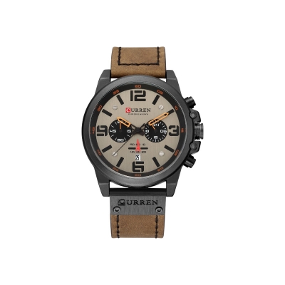 Picture of CURREN Luxury Military Sport Watch for Men – Leather Strap, Quartz Movement, Date Display