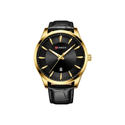 Picture of Curren 8365 Men's Leather Strap Quartz Watch – Elegant Business Timepiece