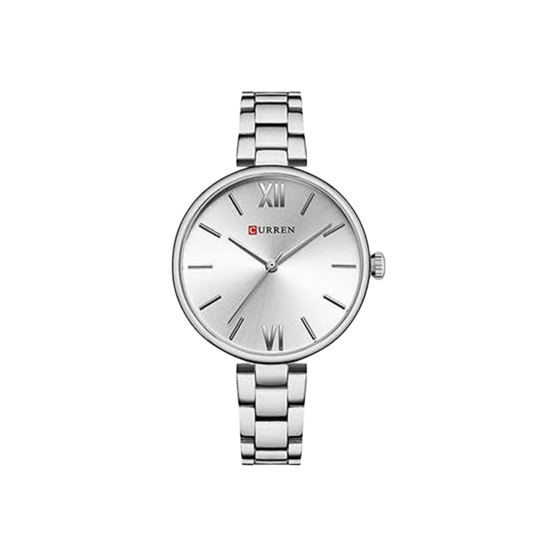 Picture of CURREN 9017 Women's Silver Stainless Steel Analog Watch – Elegant Quartz Timepiece
