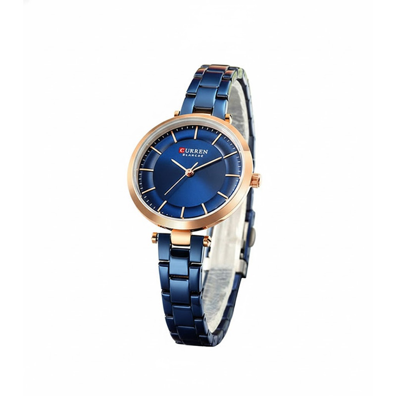 Picture of CURREN 9093 Women's Stainless Steel Analog Quartz Watch – Silver & Blue
